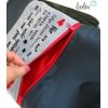 Foldover Tasche Spruch Stickerei Hör nie auf zu träumen  - handgemachte Kunstledertasche Leolini - 4