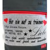 Foldover Tasche Spruch Stickerei Hör nie auf zu träumen  - handgemachte Kunstledertasche Leolini - 5