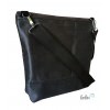 Foldover Tasche mit Blume des Lebens Stickerei  - Umhängetasche mit Außenfach Leolini - 4