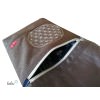 Foldover Tasche mit Blume des Lebens Stickerei  - Umhängetasche mit Außenfach Leolini - 5
