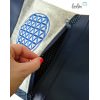 Foldover Tasche Blume des Lebens | Stickerei mit Charmanhänger - marine Leolini - 3