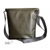 Foldover Tasche Blume des Lebens Stickerei mit Charmanhänger -  khaki Leolini - 7