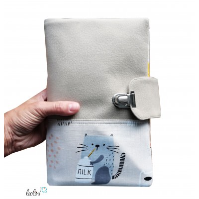 Geschenkset cats windeltasche und mutterkindpasshülle