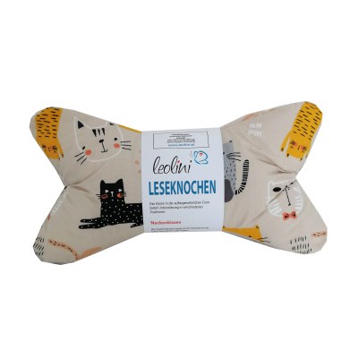 Cool Cats Leseknochen personalisierbar mit Namen von leolini