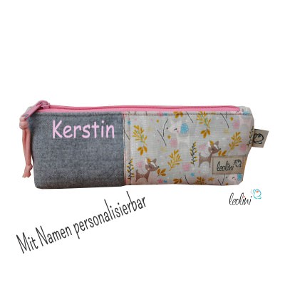 Federmäppchen Oli | Rehe Federpennal personalisierbar