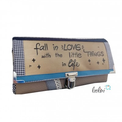 Portemonnaie mit Malerei | Geldbörse | Fall in love with the little things in life